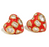 BEDAZZLED RED HEART EARRINGS 💧