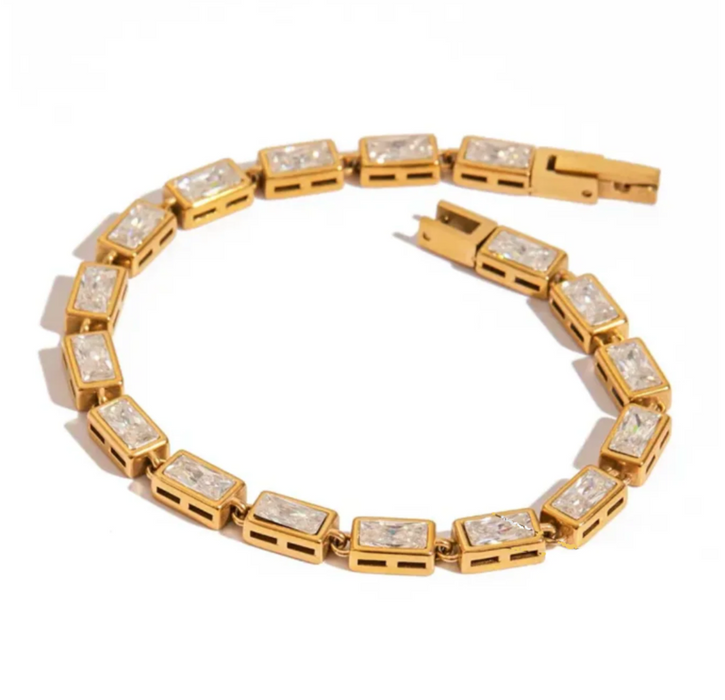 BAGUETTE TENNIS BRACELET 💧