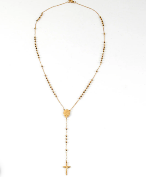 BALL ROSARY NECKLACE 💧