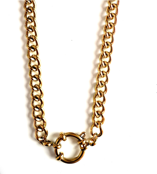 CARABINER CUBAN CHAIN 💧