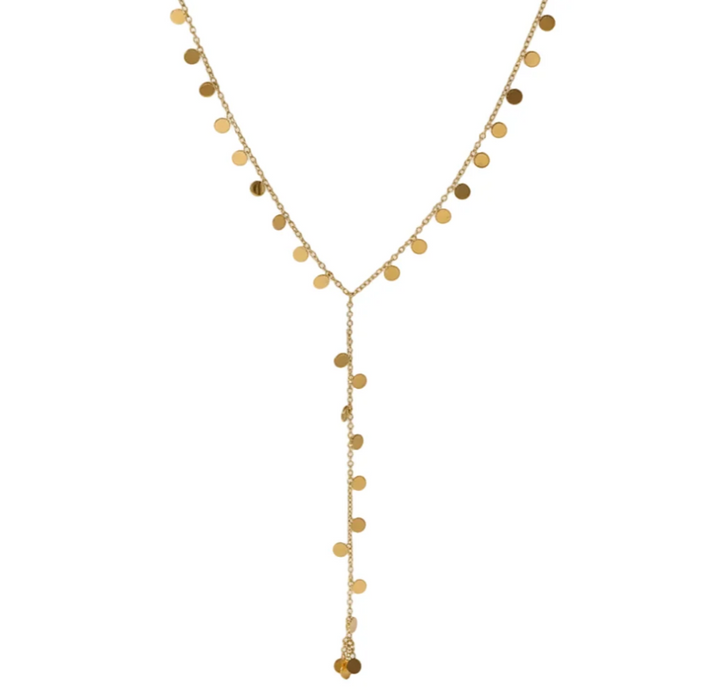 COINS LARIAT NECKLACE 💧