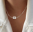 CROSS SQUARE NECKLACE 💧