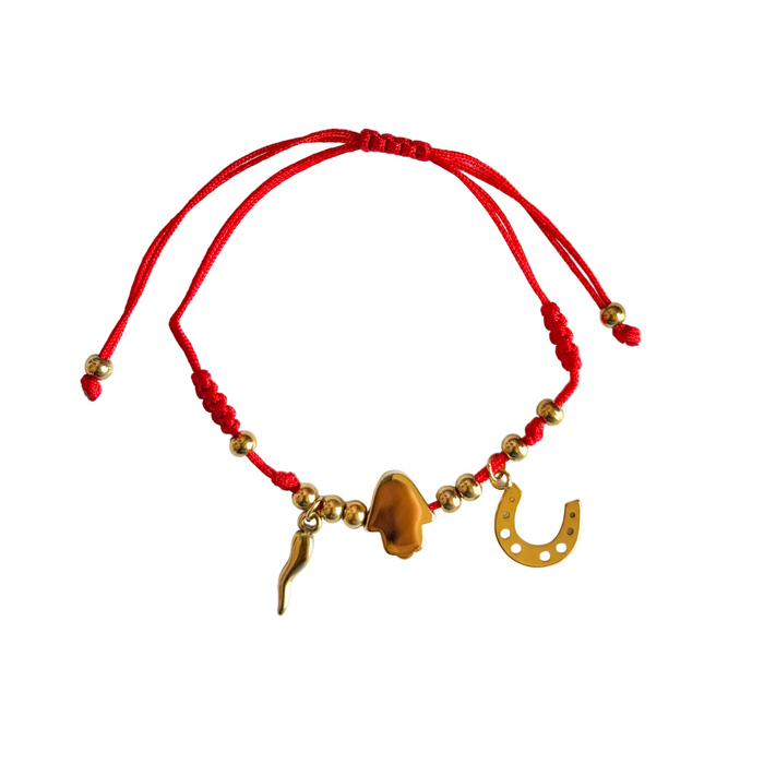 HILO ROJO LUCKY CHARMS 💧