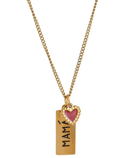 MAMÁ RED HEART NECKLACE 💧