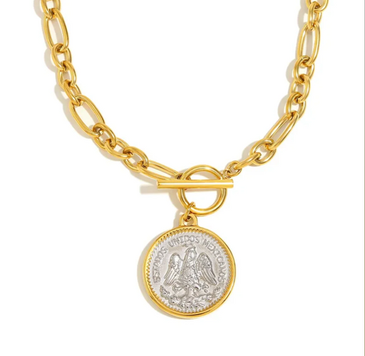 MEXICAN COIN NECKLACE 💧