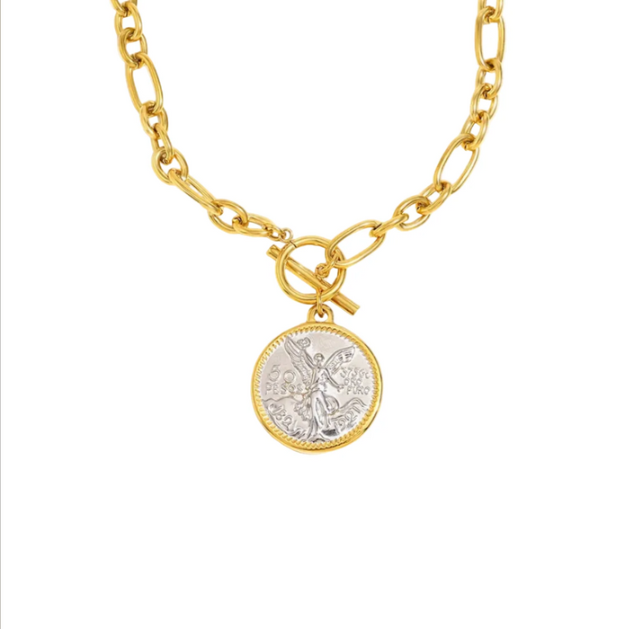MEXICAN COIN NECKLACE 💧