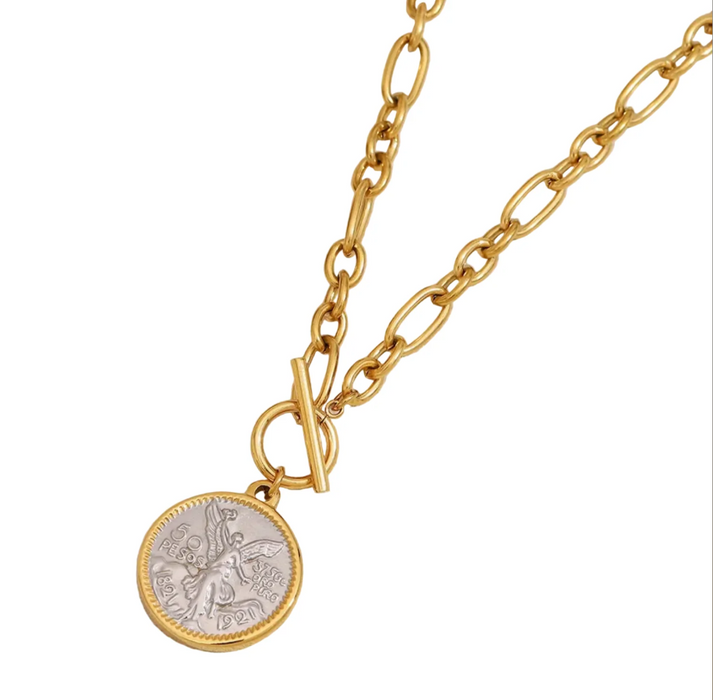 MEXICAN COIN NECKLACE 💧