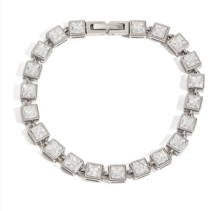 SQUARED TENNIS BRACELET 💧
