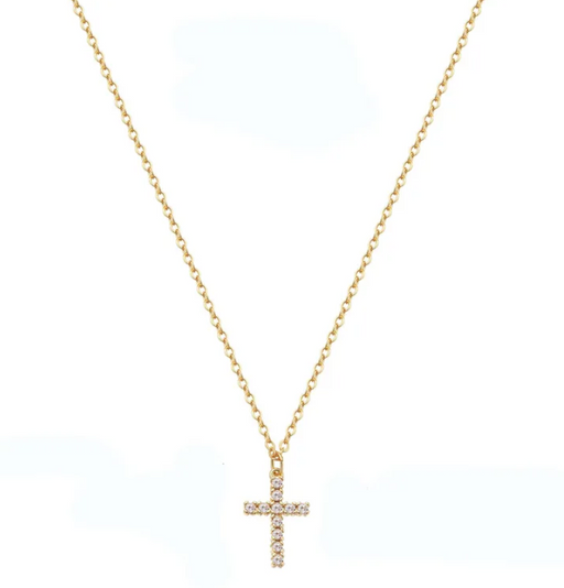 CROSS DAINTY NECKLACE 💧