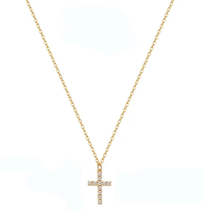 CROSS DAINTY NECKLACE 💧