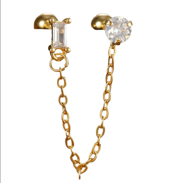PIERCING CHAIN EARRINGS (1) 💧