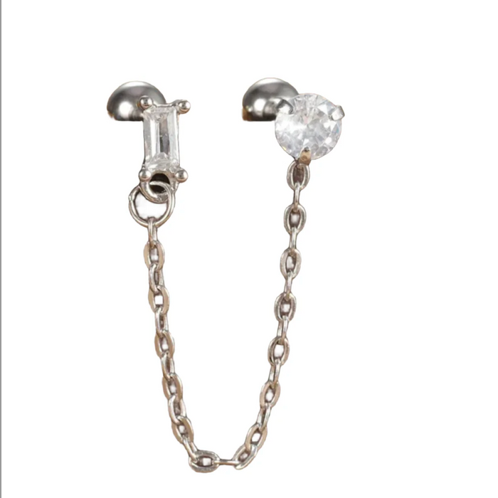 PIERCING CHAIN EARRINGS (1) 💧