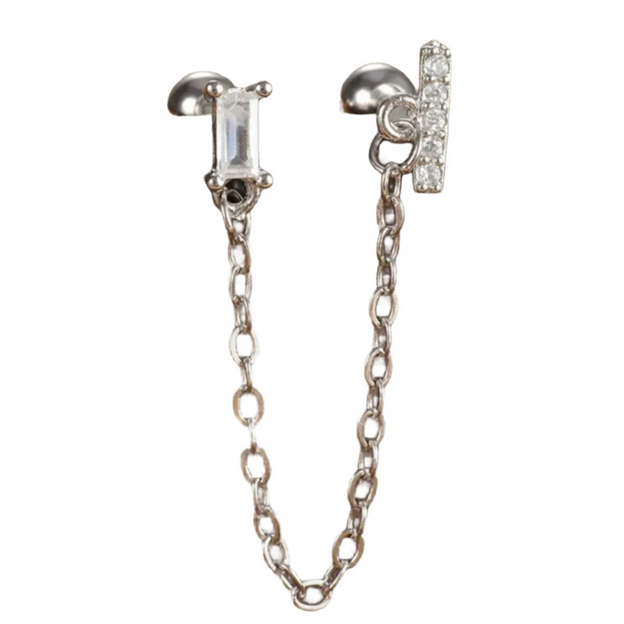 PIERCING CHAIN EARRINGS (1) 💧