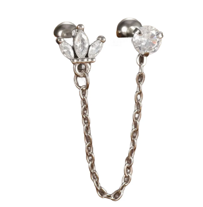 PIERCING CHAIN EARRINGS (1) 💧