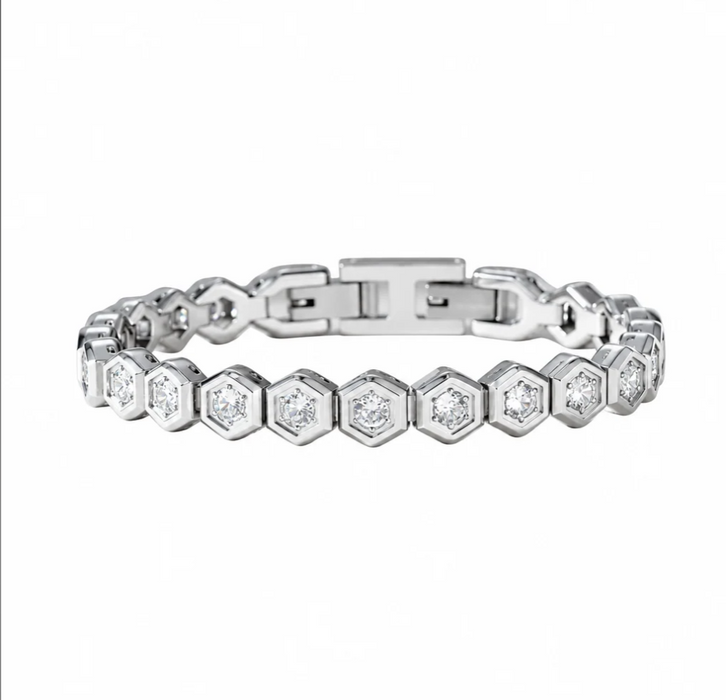 HONEYCOMB TENNIS BRACELET 💧