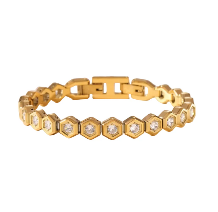 HONEYCOMB TENNIS BRACELET 💧