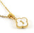 CLOVER INITIAL NECKLACE