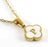 CLOVER INITIAL NECKLACE