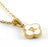 CLOVER INITIAL NECKLACE