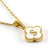 CLOVER INITIAL NECKLACE