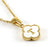 CLOVER INITIAL NECKLACE