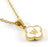 CLOVER INITIAL NECKLACE