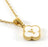 CLOVER INITIAL NECKLACE