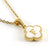 CLOVER INITIAL NECKLACE