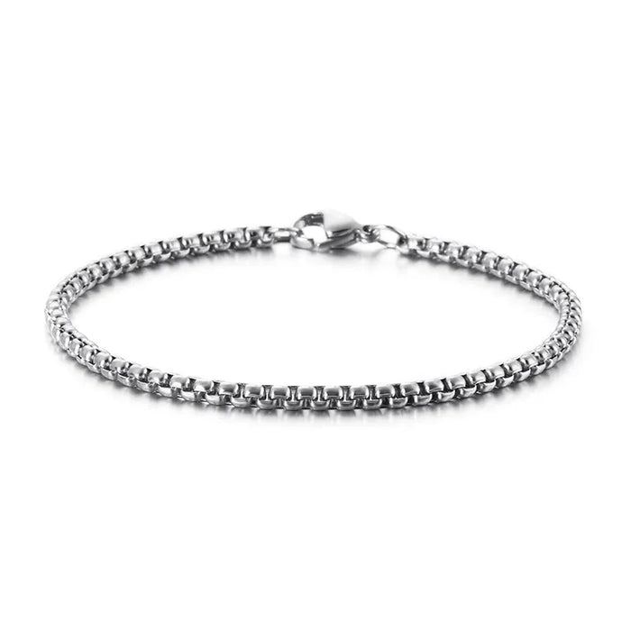 SILVER BOX BRACELET