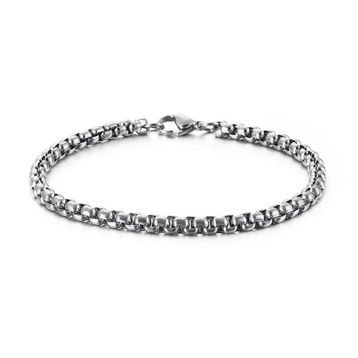 SILVER BOX BRACELET