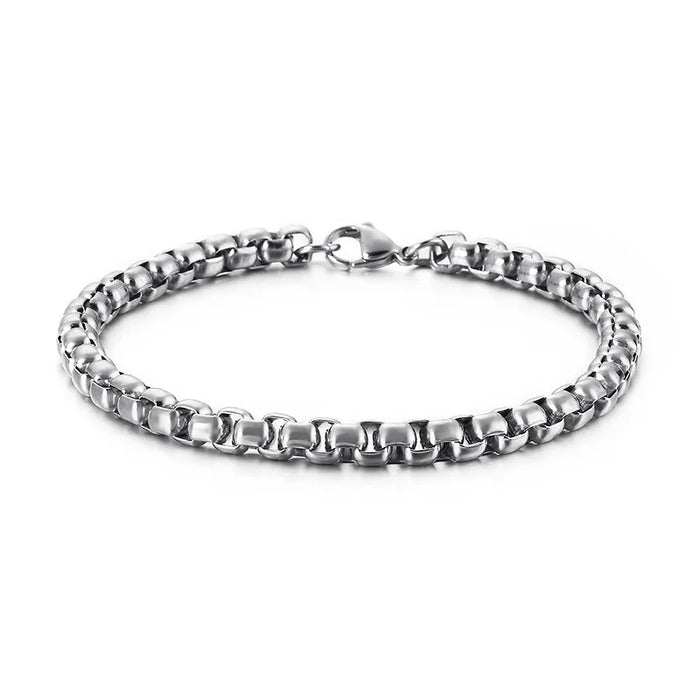 SILVER BOX BRACELET