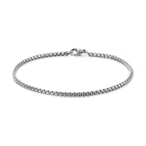 SILVER BOX BRACELET